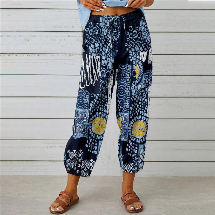 Vintage Print Trousers