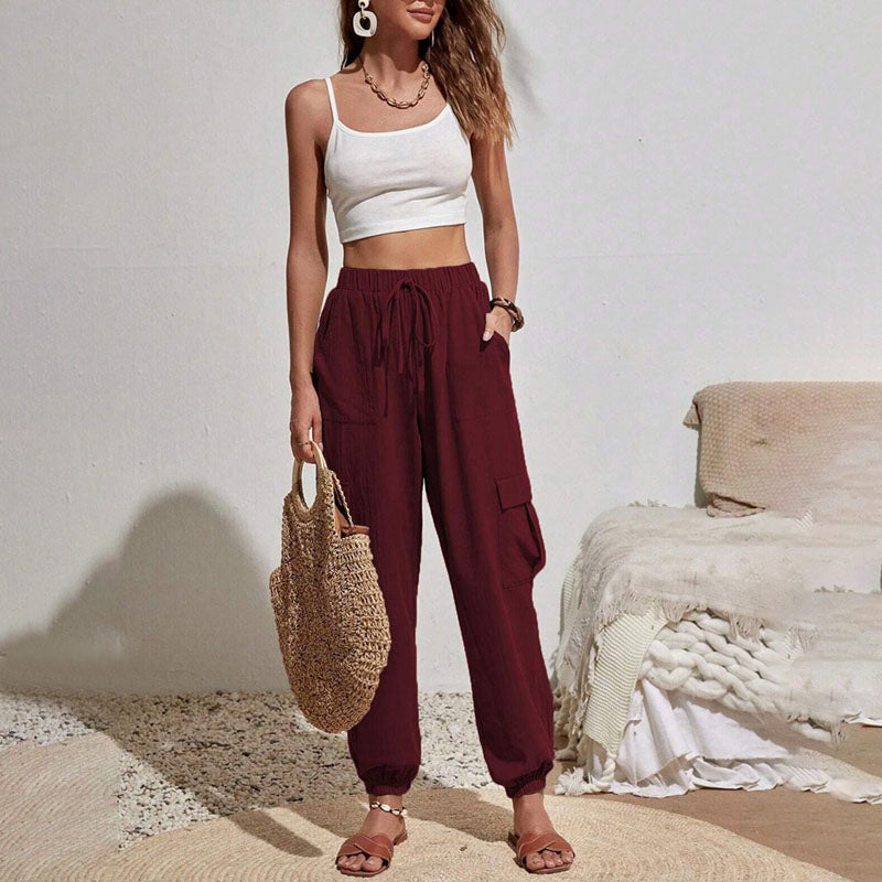 Plain Casual Trousers