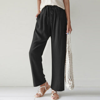 Straight-Leg Casual Trousers