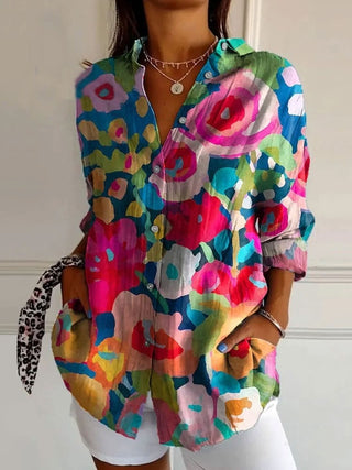 Ashcroft | Bold Geometric Print Shirt