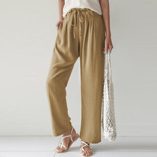Straight-Leg Casual Trousers