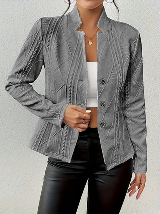 Laurel | Textured Button-Up Jacket