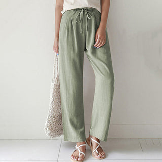 Straight-Leg Casual Trousers