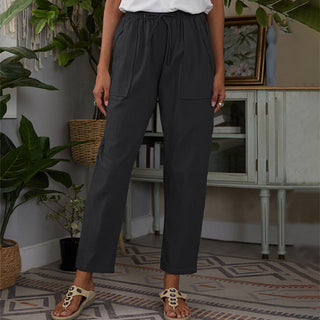 Straight-Leg Casual Trousers