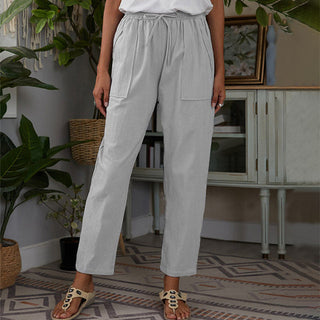 Straight-Leg Casual Trousers