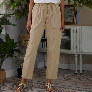 Straight-Leg Casual Trousers