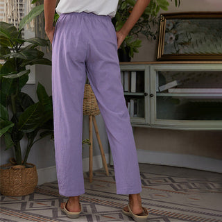 Straight-Leg Casual Trousers