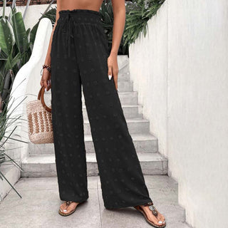 Wide-Leg Casual Trousers