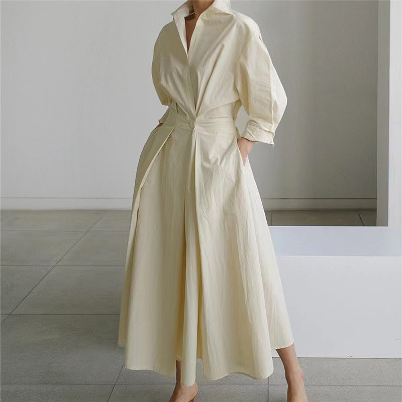 Ashcroft Elegant Front Wrap Collared Maxi Dress – view 15