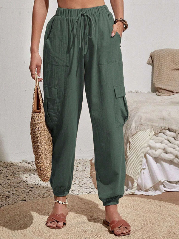 Plain Casual Trousers