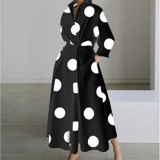 Ashcroft Elegant Front Wrap Collared Maxi Dress – view 5
