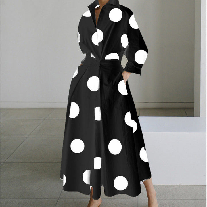 Ashcroft Elegant Front Wrap Collared Maxi Dress – view 5