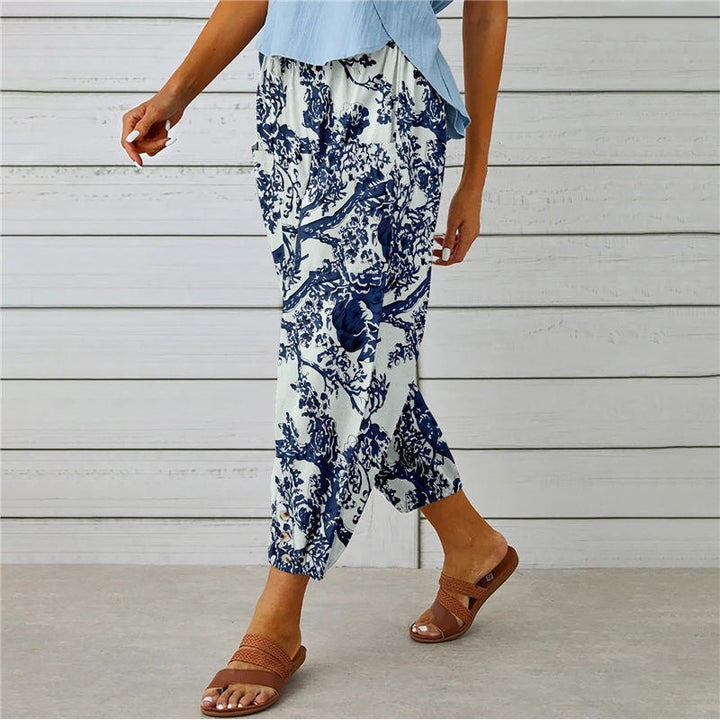 Vintage Print Trousers