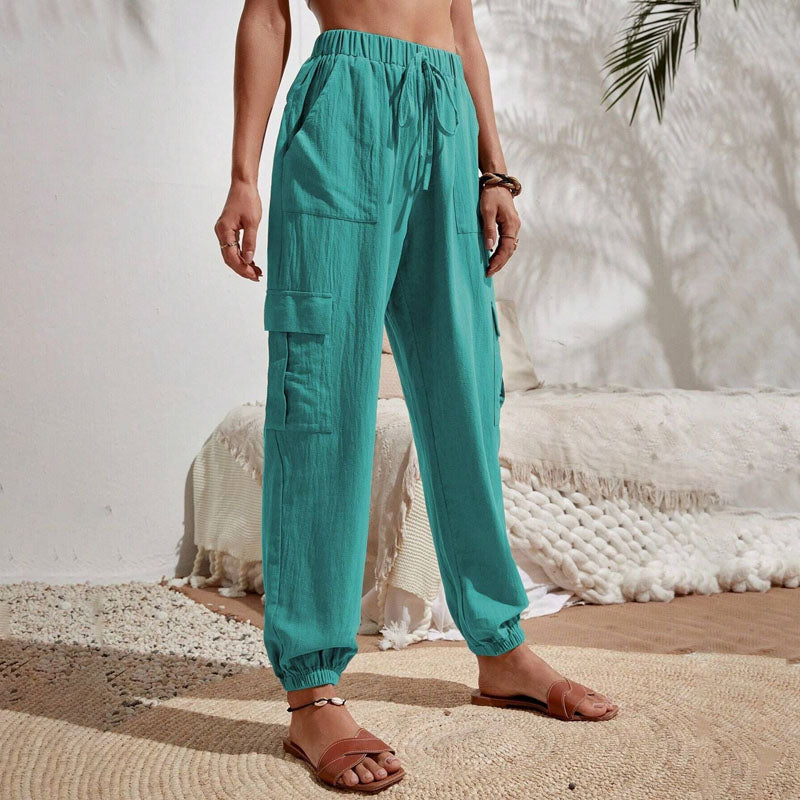 Plain Casual Trousers