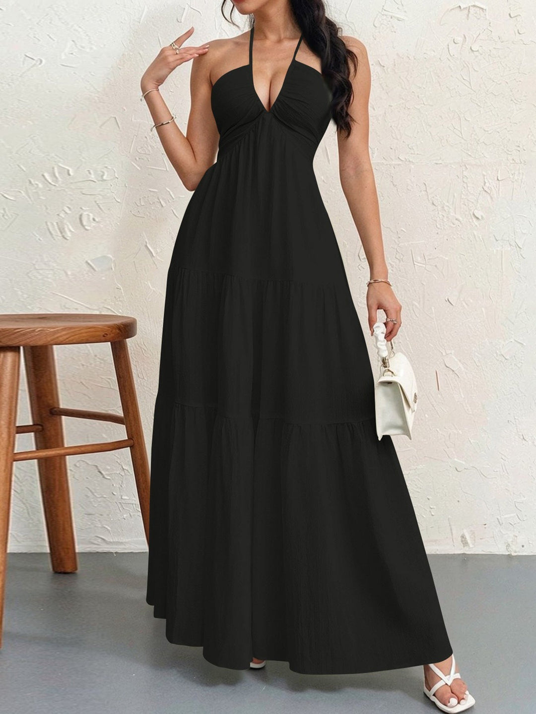 Ashcroft Casual Loose Fit Sleeveless Summer Maxi Dress – view 2