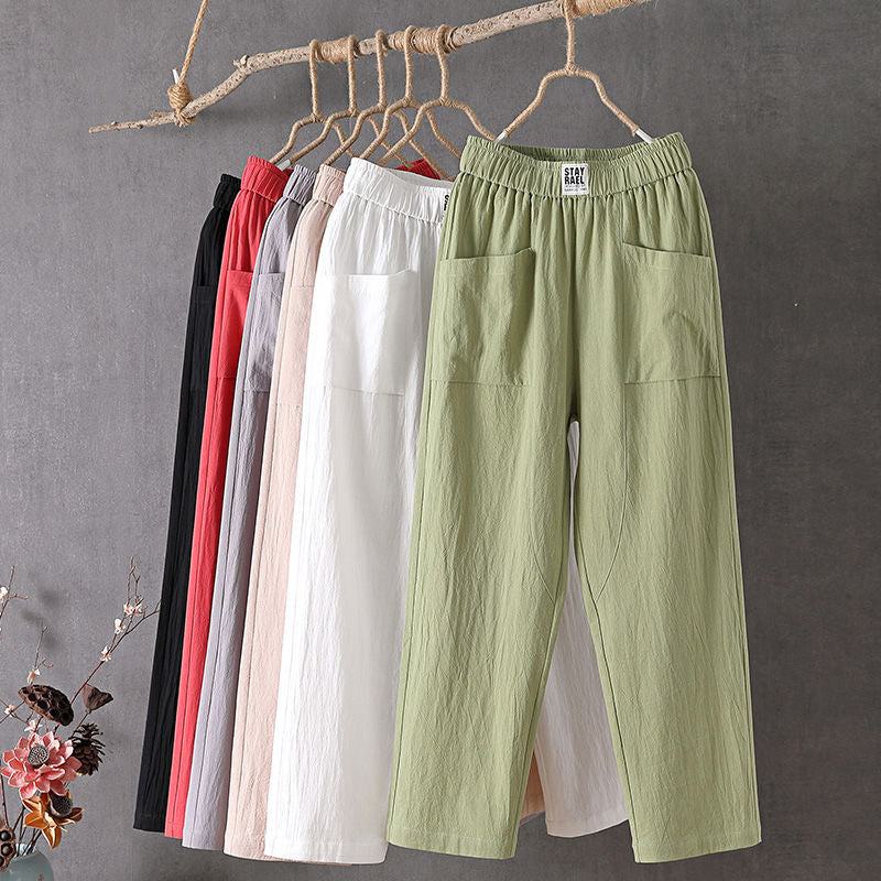 Plain Casual Trousers