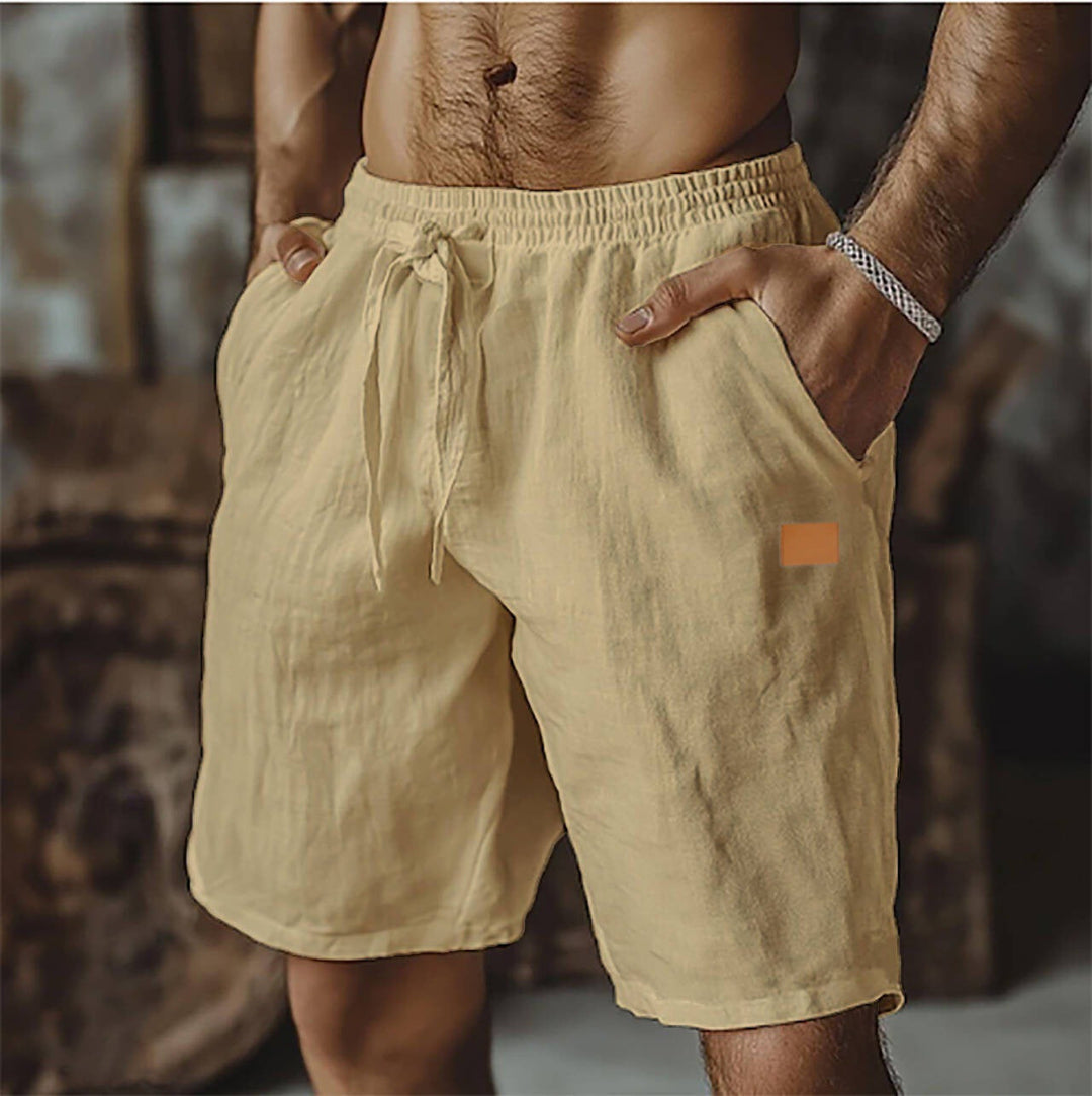 Cazel | Men's Relaxed Linen Shorts