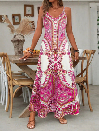 Ashcroft Chic Sleeveless Strap Summer Maxi Dress – view 3