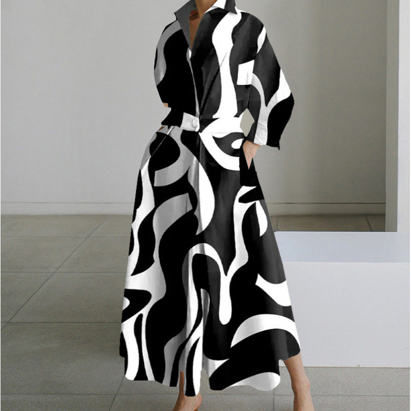 Ashcroft Elegant Front Wrap Collared Maxi Dress – view 10