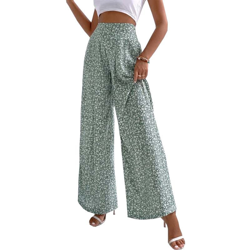 Floral Casual Trousers