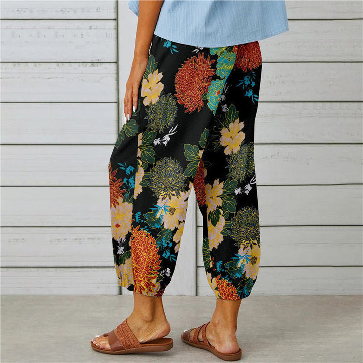 Vintage Print Trousers
