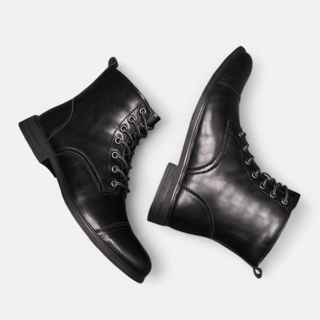 Ashcroft | Martino Elegant Men's Faux Leather Boots
