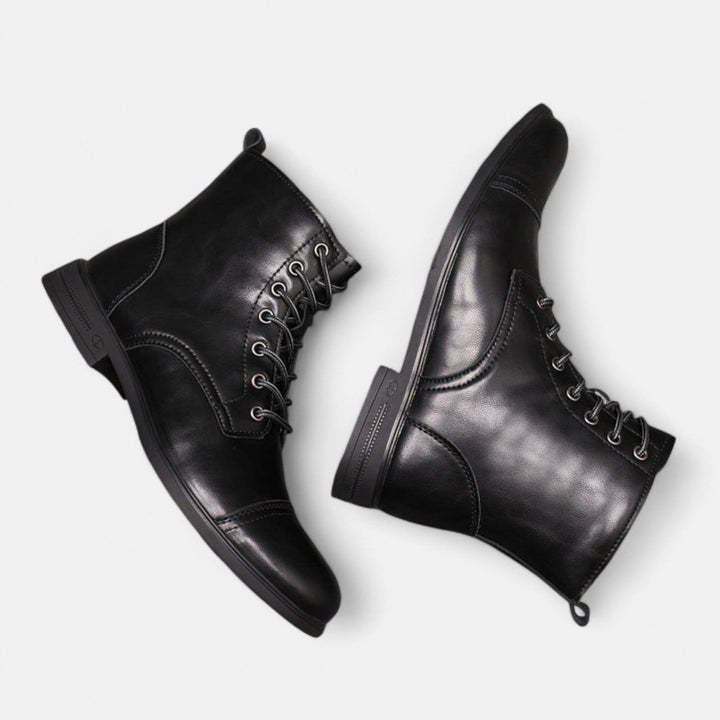 Ashcroft | Martino Elegant Men's Faux Leather Boots