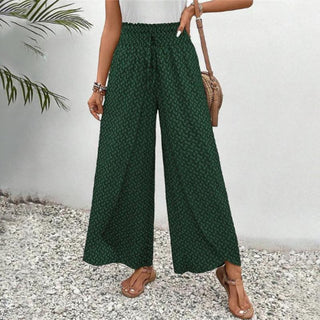 Wide-Leg Casual Trousers