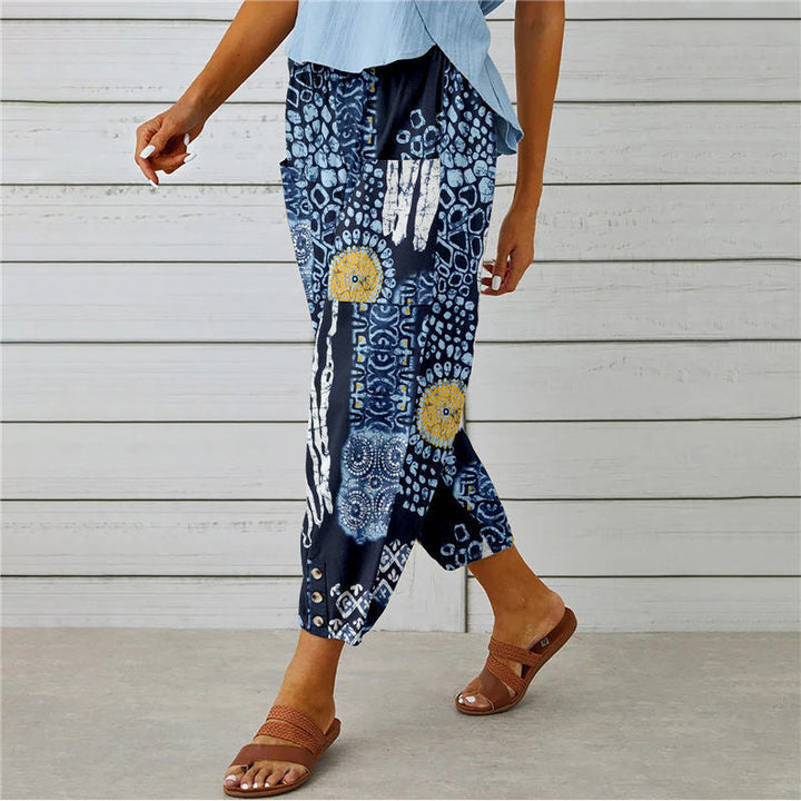 Vintage Print Trousers