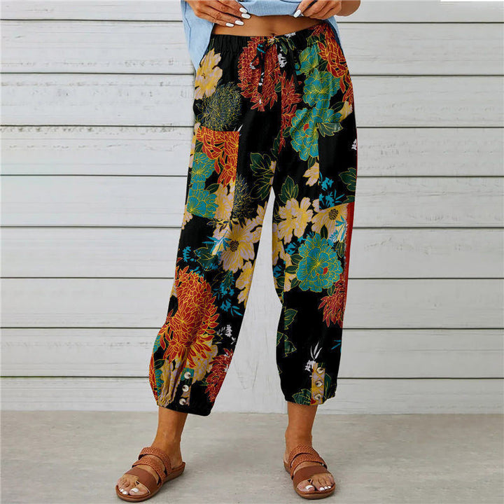 Vintage Print Trousers
