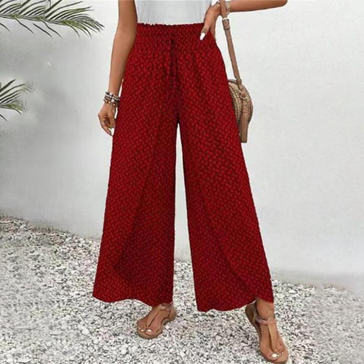 Wide-Leg Casual Trousers