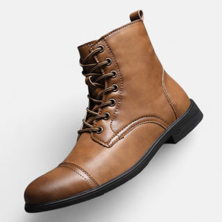 Ashcroft | Martino Elegant Men's Faux Leather Boots