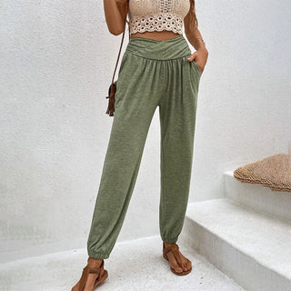 Plain Casual Trousers