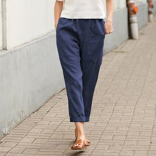 Straight-Leg Casual Trousers