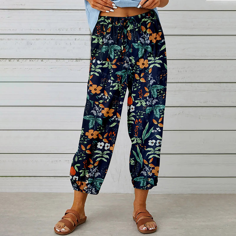 Vintage Print Trousers