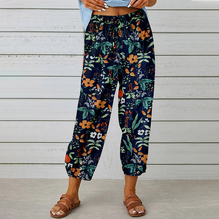 Vintage Print Trousers