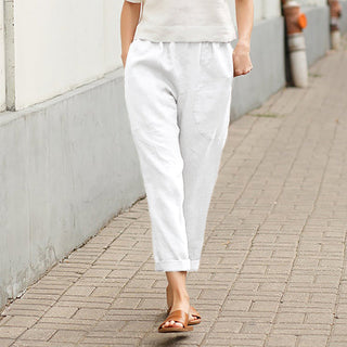 Straight-Leg Casual Trousers