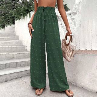 Wide-Leg Casual Trousers