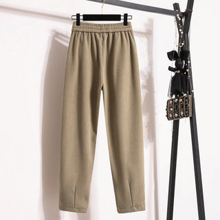 Plain Warm Trousers