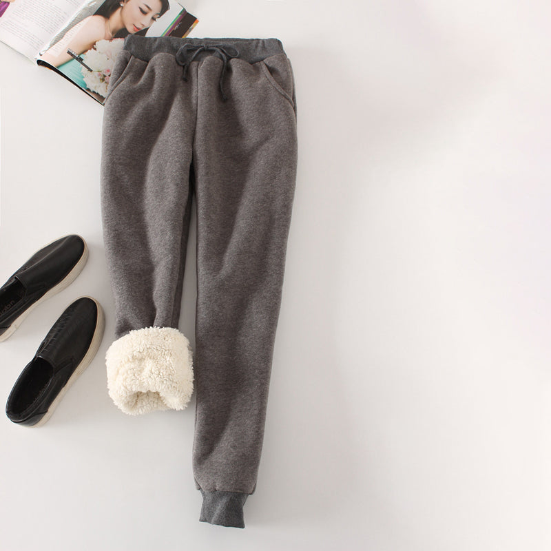 Plain Warm Trousers