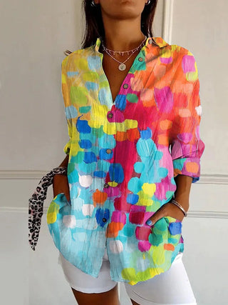 Ashcroft | Bold Geometric Print Shirt