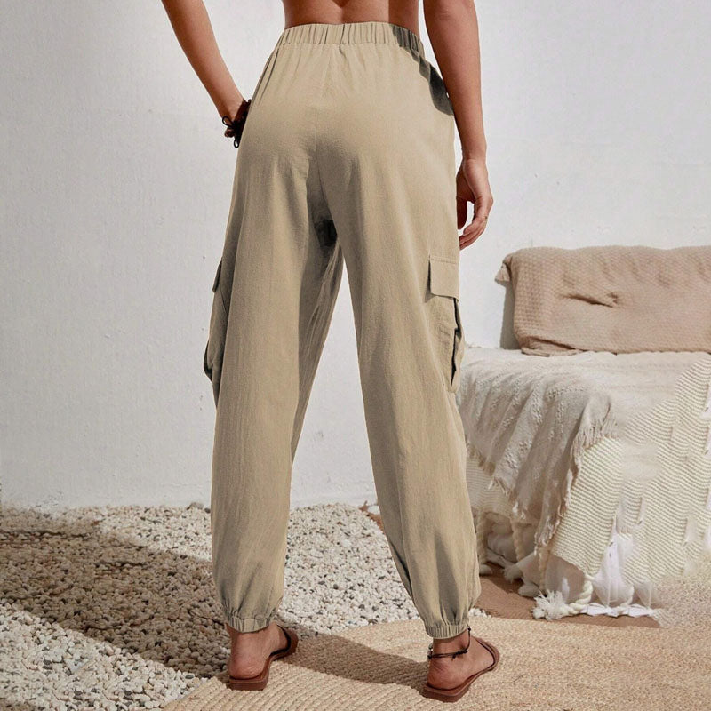 Plain Casual Trousers
