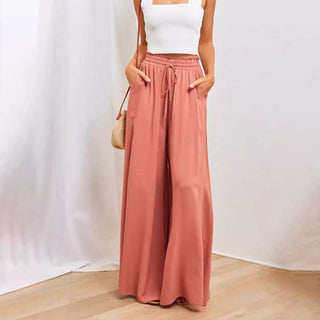 Wide-Leg Casual Trousers