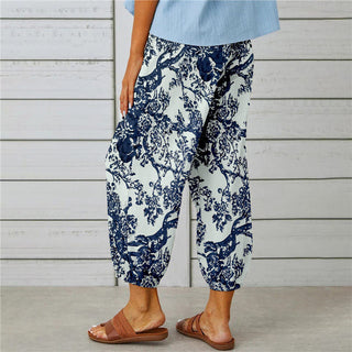Vintage Print Trousers