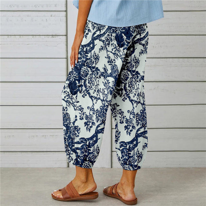 Vintage Print Trousers