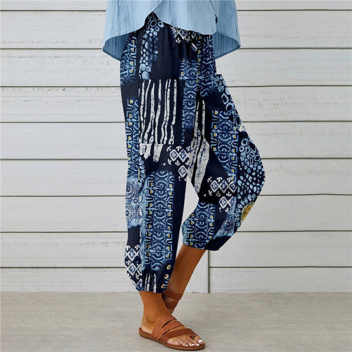 Vintage Print Trousers