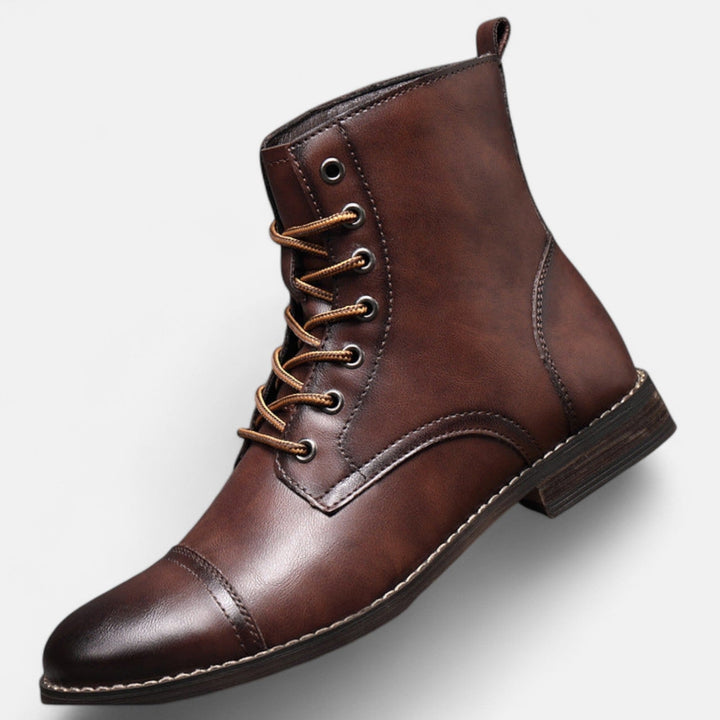 Ashcroft | Martino Elegant Men's Faux Leather Boots