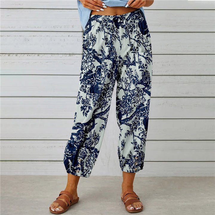 Vintage Print Trousers