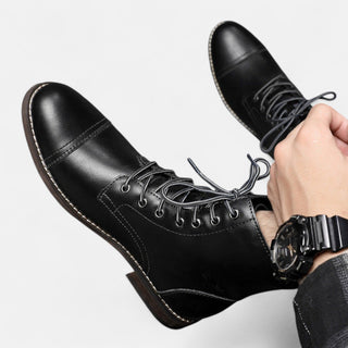Ashcroft | Martino Elegant Men's Faux Leather Boots