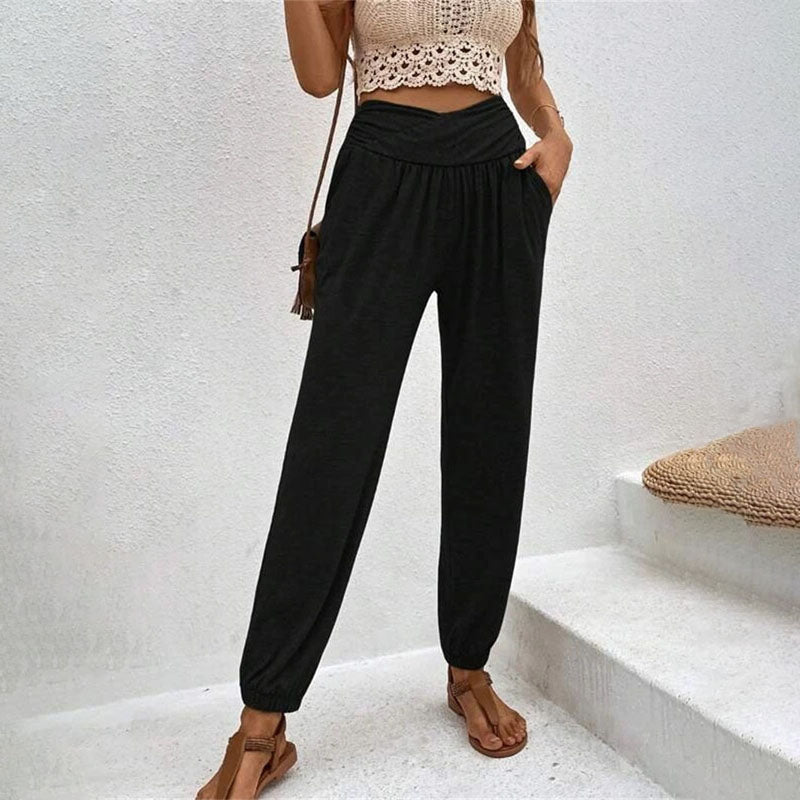 Plain Casual Trousers